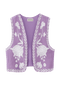Angeline Purple Waistcoat | | S | Agnese Studios