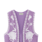 Angeline Purple Waistcoat | | S | Agnese Studios