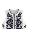 Arinne Blue Waistcoat | | S | Agnese Studios