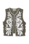 Arinne Brown Waistcoat | | S | Agnese Studios