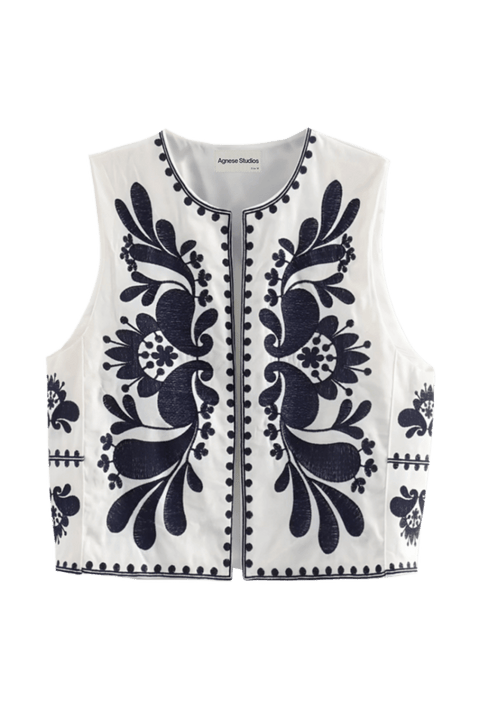 Arinne Brown Waistcoat | | S | Agnese Studios