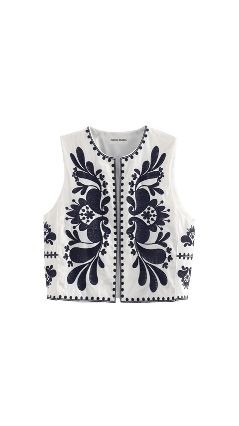 Arinne Yellow Waistcoat | | S | Agnese Studios