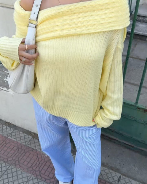 Bardot Sweater | | S | Agnese Studios