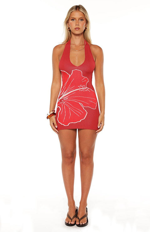 Bellie Red Dress ? | | S | Agnese Studios