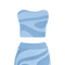 Bianca Basso Blue Set | | XS | Agnese Studios