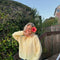 Butter Yellow Cardigan | | S | Agnese Studios