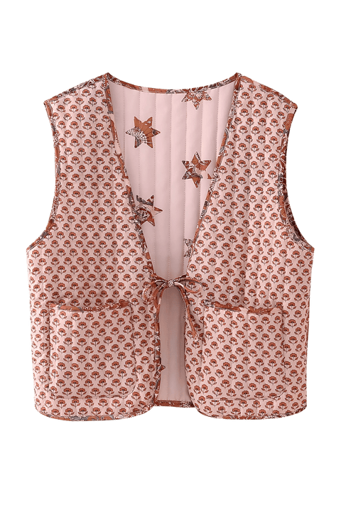 Calini Waistcoat Reversible | | S | Agnese Studios