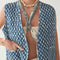 Calini Waistcoat Reversible | | S | Agnese Studios