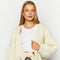 Cream Tie Sweater | | S | Agnese Studios