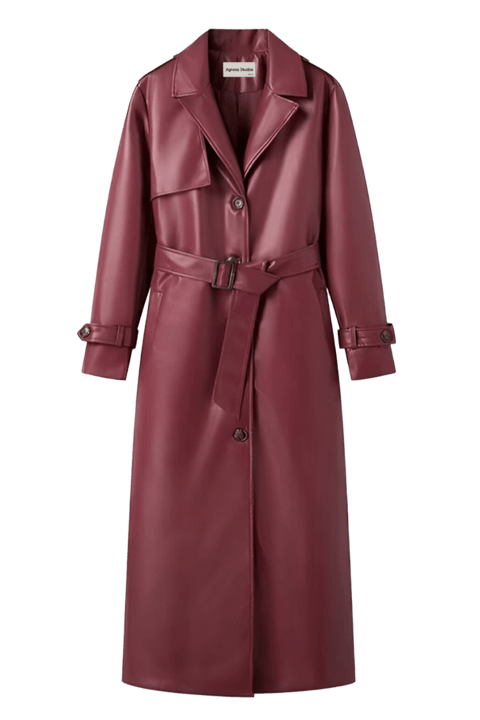 Dorotea Leather Jacket | | S | Agnese Studios