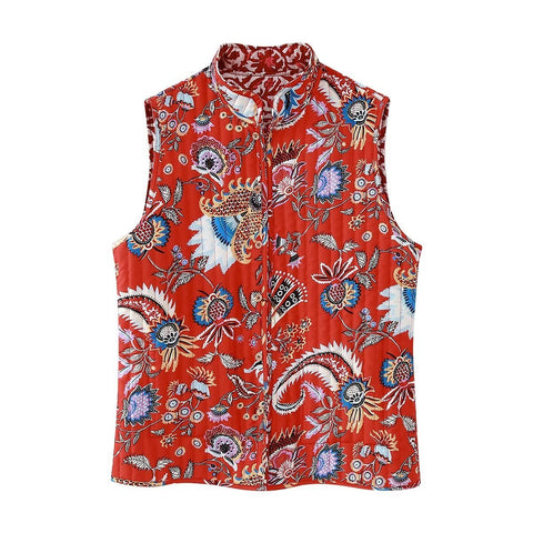 Drenaia Waistcoat Reversible | | S | Agnese Studios