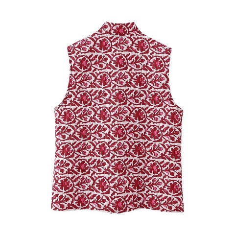 Drenaia Waistcoat Reversible | | S | Agnese Studios
