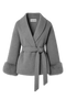 Fur Cuff Jacket | | S | Agnese Studios
