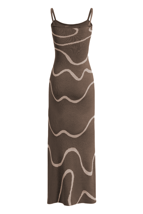 Gastone Trapani Brown Dress | | XS | Agnese Studios