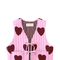 Giudita Heart Waistcoat | | S | Agnese Studios