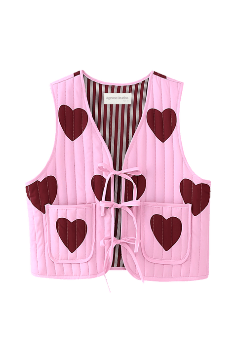 Giudita Heart Waistcoat | | S | Agnese Studios