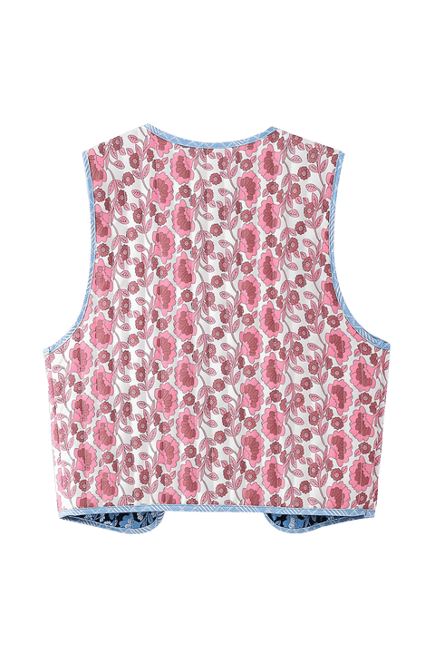 Goren Waistcoat Reversible | | S | Agnese Studios
