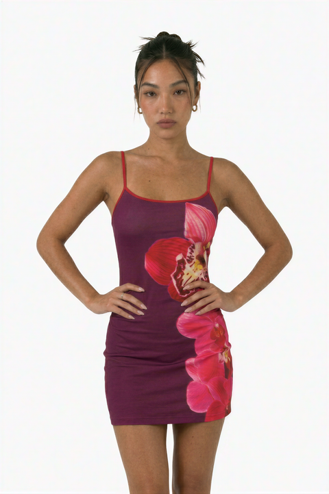 Plum Orchid Bodycon Mini Dress