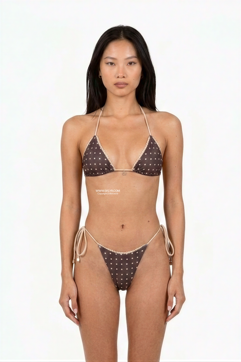 Tie-Side Polka Dot Bikini
