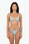 Cocoa & Blue Polka Bikini