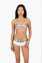 Embellished Beaded Cream Bikini Set