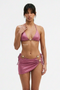Pink Shimmer Sun Charm 3-Piece Bikini