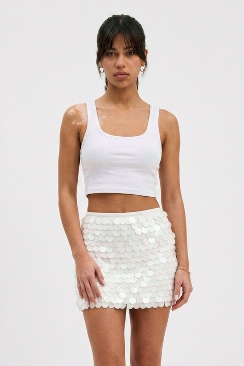 Mermaid Sequin Mini Skirt