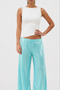 Sequin Wide-Leg Drawstring Pants