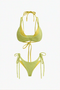 Brillis Pink & Blue Shimmer Bikini Set