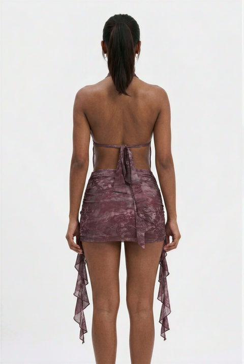Purple Haze Plunge and Drape Set