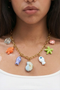 Whimsical Tropical Sea Life Charm Necklace