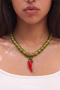 Chili Pepper Charm Necklace