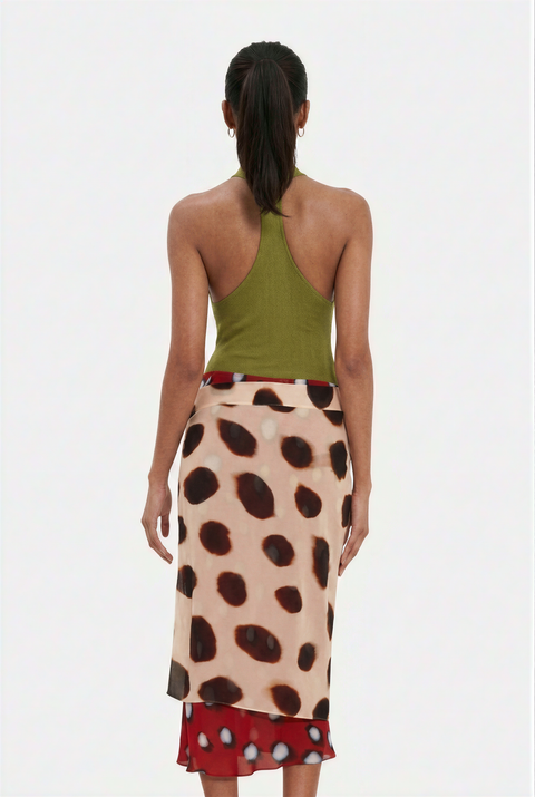 Rheta Midi Wrap Skirt