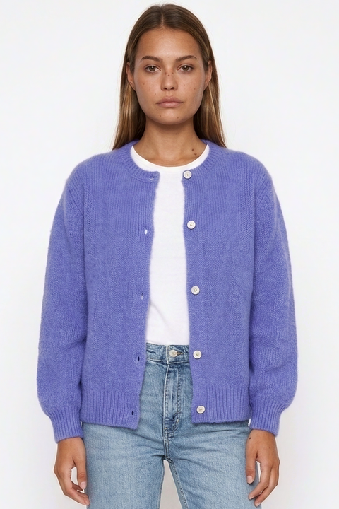 Fuzzy Knit Cardigan