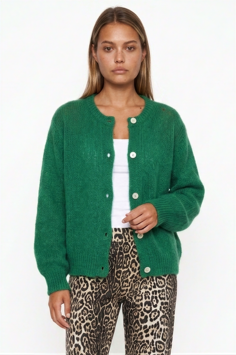 Fuzzy Knit Cardigan