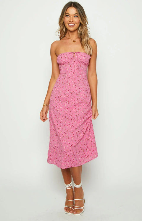 Jenova Pink Dress | | S | Agnese Studios