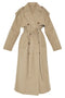 Khaki Belt Jacket | | S | Agnese Studios