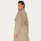 Khaki Belt Jacket | | S | Agnese Studios
