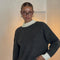 Marile Grey Sweater | | S | Agnese Studios