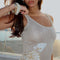 Marine Champagne Dress | | S | Agnese Studios