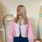 Marquessa Pink Jacket Reversible | | S | Agnese Studios