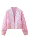 Marquessa Pink Jacket Reversible | | S | Agnese Studios