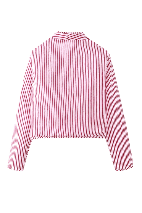 Marquessa Pink Jacket Reversible | | S | Agnese Studios