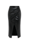 Marti Leather Skirt | | S | Agnese Studios