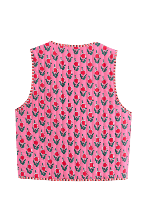 Millane Waistcoat Reversible | | S | Agnese Studios