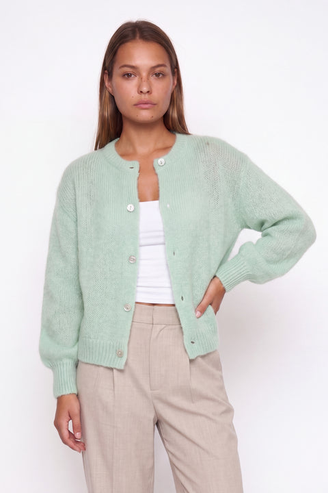 Fuzzy Knit Cardigan