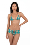 Retro Tartan Lace-Up Bikini Set