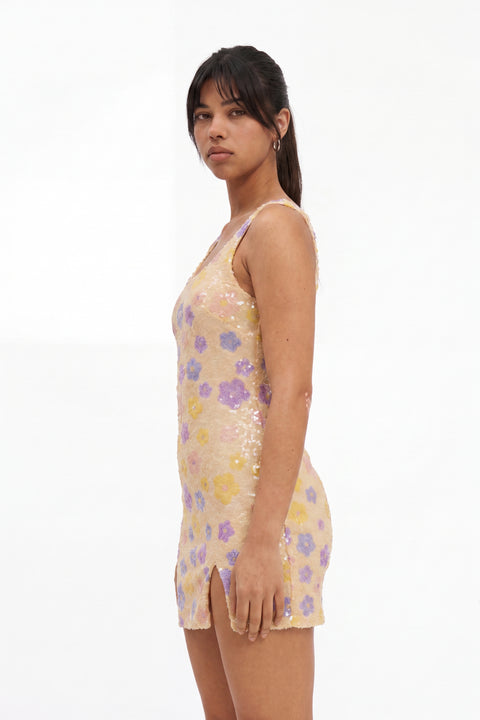Dazzling Daisy Embellished Dress