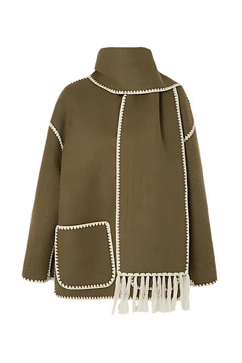 Nalainda Scarf Jacket | | S | Agnese Studios
