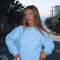 Oramita Blue Cardigan | | S | Agnese Studios